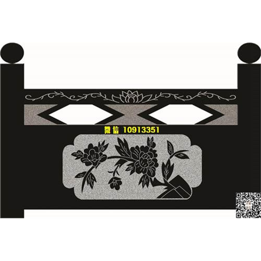 精雕图192牡丹栏板精雕图线雕图线条图单线铣底图_电脑雕刻plt文泰矢量图精雕图浮雕图